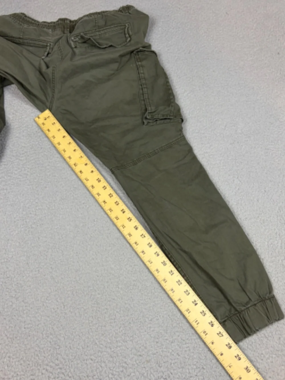 G-Star RAW Jogger Mens 36x34 Jogger Pants Olive Green Ankle Pockets Drawstring
